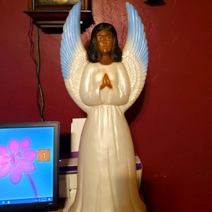 RARE Union African American Angel Blow Mold